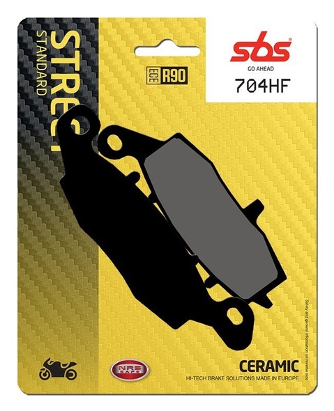 Колодки гальмівні SBS Standard Brake Pads, Ceramic (742HF)