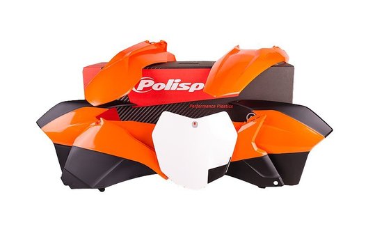 Пластик Polisport MX kit - KTM (13-) (Orange IPD), KTM