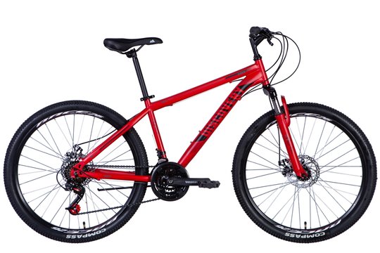 Купить Велосипед ST 26" Discovery RIDER AM DD рама- " 2024 (червоний (м)) с доставкой по Украине