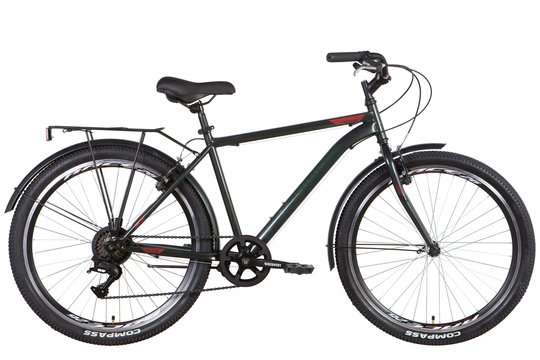 Купити Велосипед 26" Discovery PRESTIGE MAN 2022 темно-зелений з доставкою по Україні