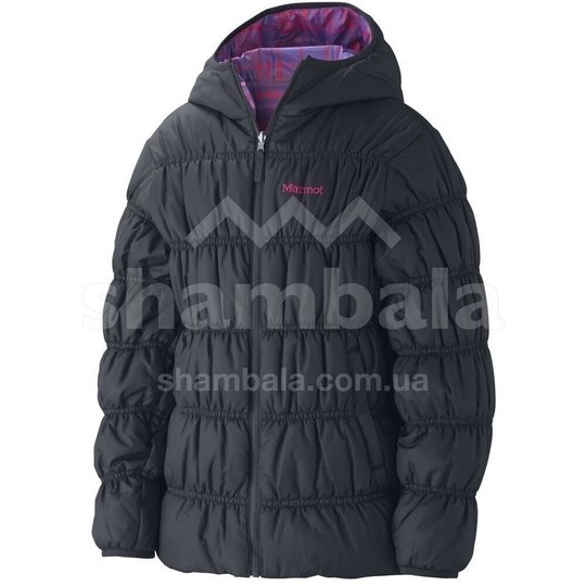 Girl's Luna jacket куртка для дівчат (Black Vibrant/Purple Plaid, S)