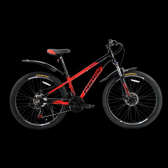 Купити Велосипед Cross Flash 2024 27.5" 17" Червоний-Чорний з доставкою по Україні