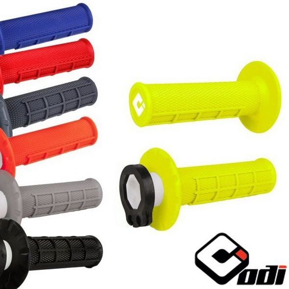 Мото Гріпси ODI MX V2 MX Lock-On Half-Waffle Graphite