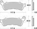 Тормозные колодки SBS Standard Brake Pads, Ceramic (828HF)