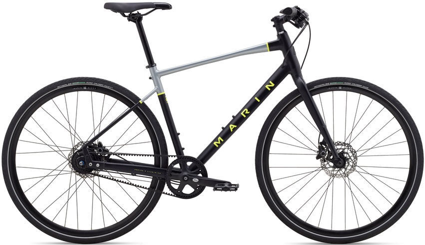 Купить Велосипед 28" Marin PRESIDIO 3 рама - XL 2022 Satin Black/Charcoal/Gloss Hi-Vis Yellow с доставкой по Украине