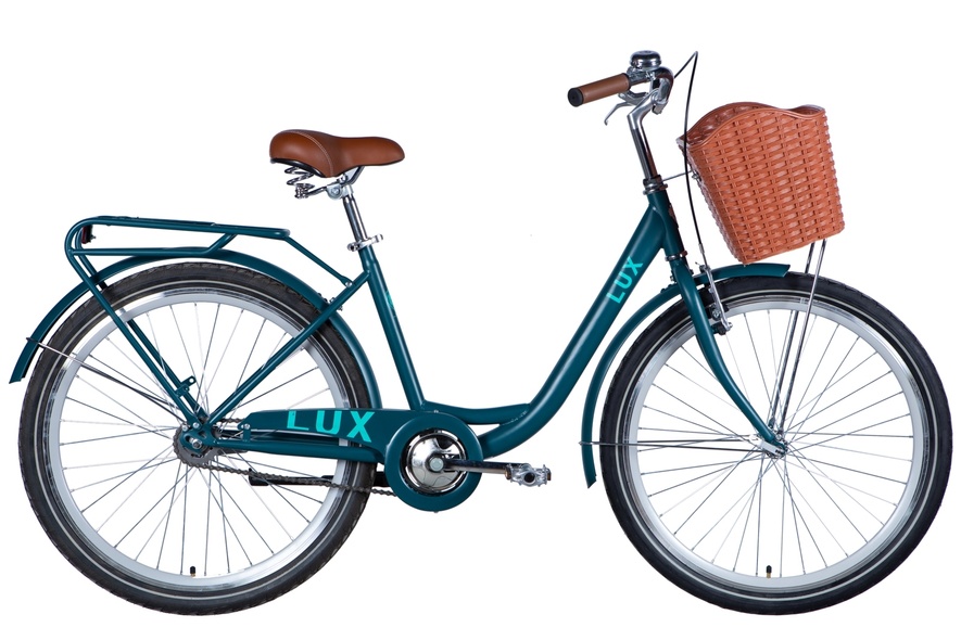 Купить Велосипед 26" Dorozhnik LUX 2024 (синій з блакитним (м)) с доставкой по Украине