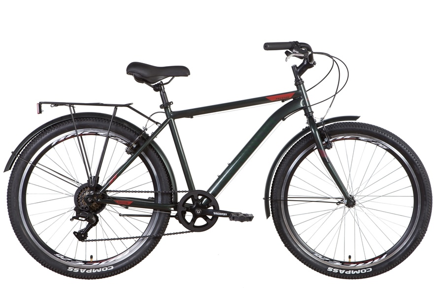 Купить Велосипед 26" Discovery PRESTIGE MAN 2022 темно-зеленый с доставкой по Украине