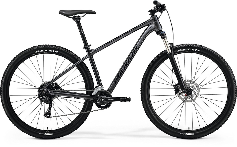 Купить Велосипед Merida BIG.NINE 100-3X, L (18.5), DARK SILVER(BLACK), L (170-185 см) с доставкой по Украине