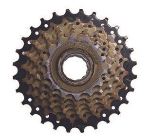 Купить Тріскачка SunRace MFM2A 6DS 2, 6 швидкостей, 14-28T, Brown/Black с доставкой по Украине
