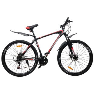 Купить Велосипед CrossBike Racer 29" Черный-Красный L (170-185 см) с доставкой по Украине