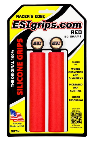 Купить Грипсы ESI Racer's Edge Red (красные) с доставкой по Украине