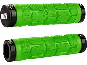 Купити Грипси ODI Rogue MTB Lock-On 130мм Bonus Pack Lime w/Black Clamps (зеленими із чорними замками) з доставкою по Україні
