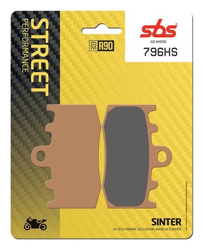 Колодки гальмівні SBS Performance Brake Pads, Sinter (828HS)