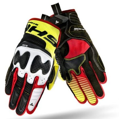 Мотоперчатки Shima Blaze White/Black/Yellow/Red, S
