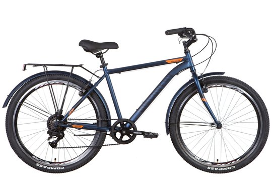 Купити Велосипед 26" Discovery PRESTIGE MAN 2022 темно-синій м з доставкою по Україні