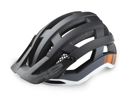 Купить Шлем R2 Cross цвет черный. серый. белый. оранжевый матовый размер L: 58-62 см с доставкой по Украине