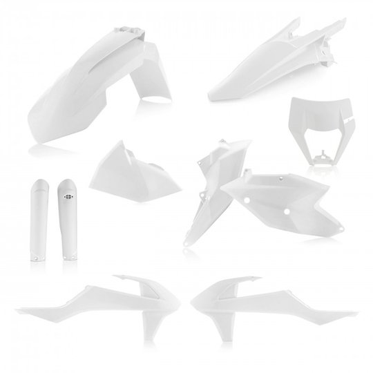Комплект пластику 7 ACERBIS KTM EXC/EXCF/XC-W 125-500 17-19 (White)