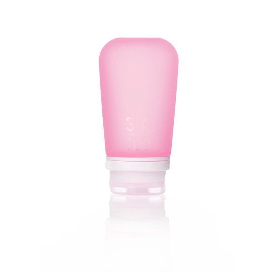 Силіконова пляшечка Humangear GoToob + Large pink (рожевий)