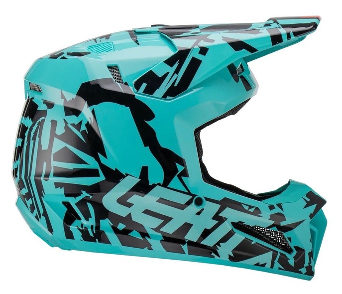 Шолом LEATT Helmet Moto 3.5 + Goggle (Fuel), XS, XS
