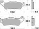 Тормозные колодки SBS Performance Rear Brake Pads, Sinter (742LS)