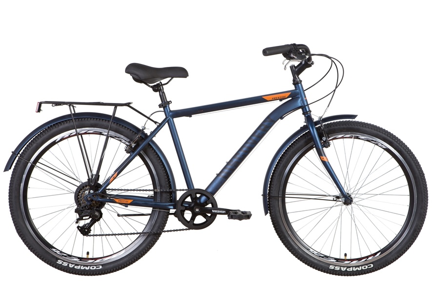 Купить Велосипед 26" Discovery PRESTIGE MAN 2022 темно-синий м M (160-175 см) с доставкой по Украине