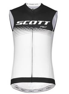 Веломайка без рукавів Scott RC PRO чорно / біла