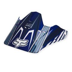 Козирок для мото шолома FOX V1 Race (Blue), One Size
