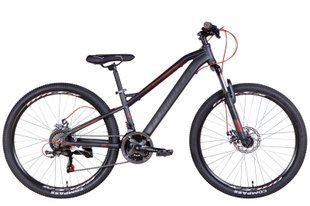 Купити Велосипед підлітковий 26" Formula BLACKWOOD AM DD AL сіро-чорний з червоним (м) 2022 XS (140-155 см) з доставкою по Україні