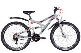 Купити Велосипед 26" Discovery CANYON AM2 Vbr 2022 сіро-чорний м M (160-175 см) з доставкою по Україні