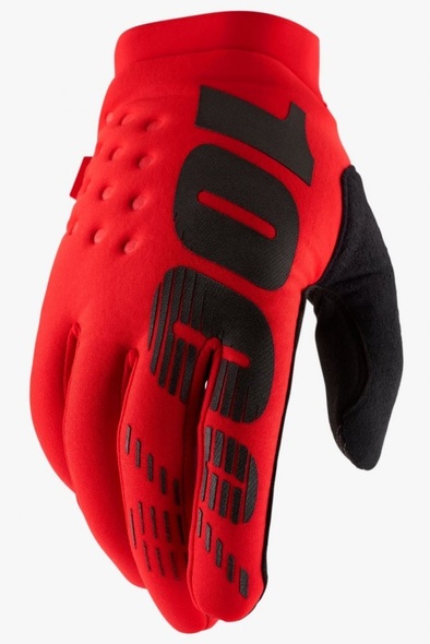 Зимові рукавички 100% BRISKER Glove (Red), S (8)