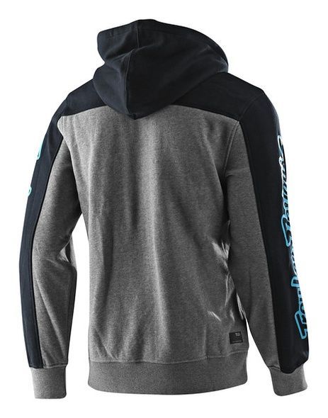 Худые TLD Block Signature PO Hoodie [Gray Heather/Blue] Размер XL
