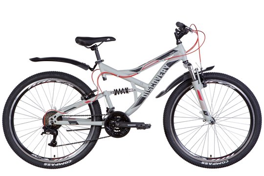 Купити Велосипед 26" Discovery CANYON AM2 Vbr 2022 сіро-чорний м з доставкою по Україні