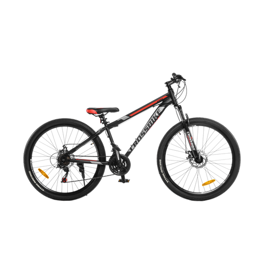Купити Велосипед CrossBike Storm 27"19" Чорний-Червоний з доставкою по Україні