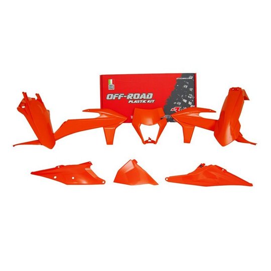 Комплект пластику 6 R-TECH KTM EXC/EXCF 125-500 20-21 (Neon Orange)