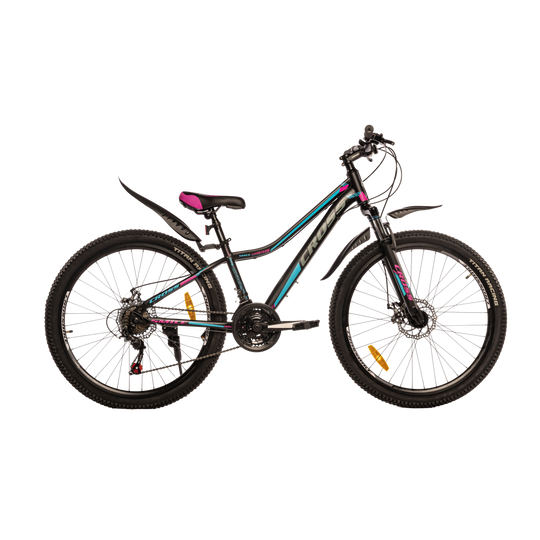 Купити Велосипед Cross SMILE 26" 13" Чорний-Рожевий з доставкою по Україні