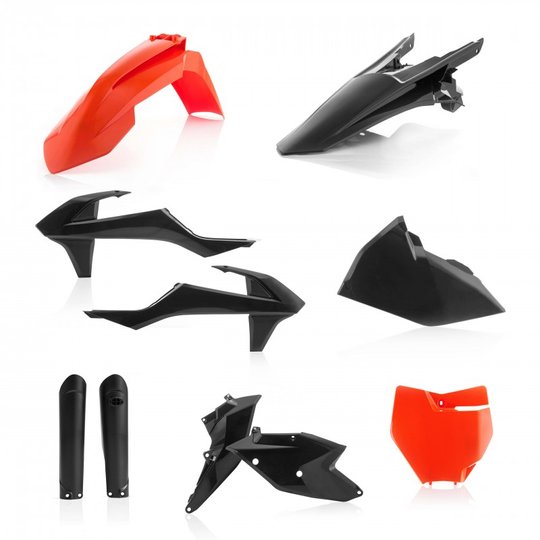 Комплект пластика 7 ACERBIS KTM SX/SXF 125-450 16-18 (Black/Orange)