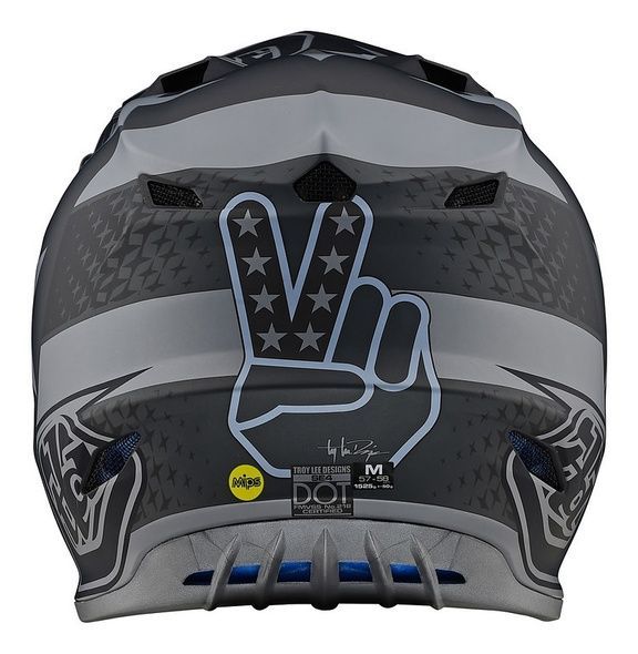 МотоШлем TLD SE4 POLYACRYLITE [FREEDOM BLACK/GRAY] M