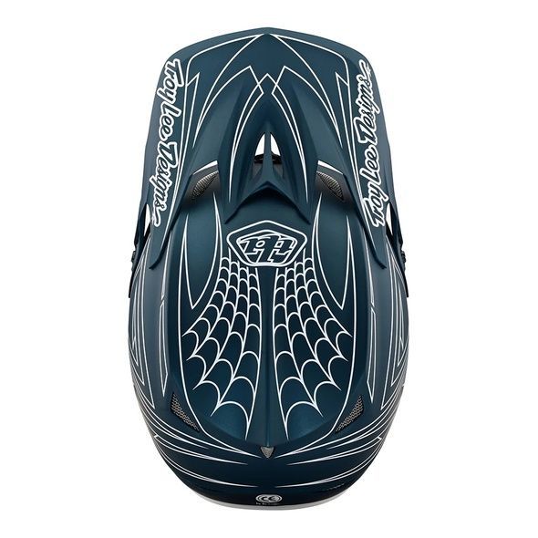 Купити Вело шолом TLD D3 FIBERLITE HELMET SpiderStripe [Blue] XL з доставкою по Україні