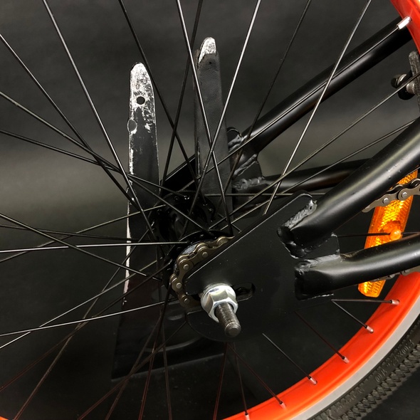 Купити Велосипед BMX 20" Crossride Maverick 19,25 рама 2020, чорно-помаранчевий з доставкою по Україні