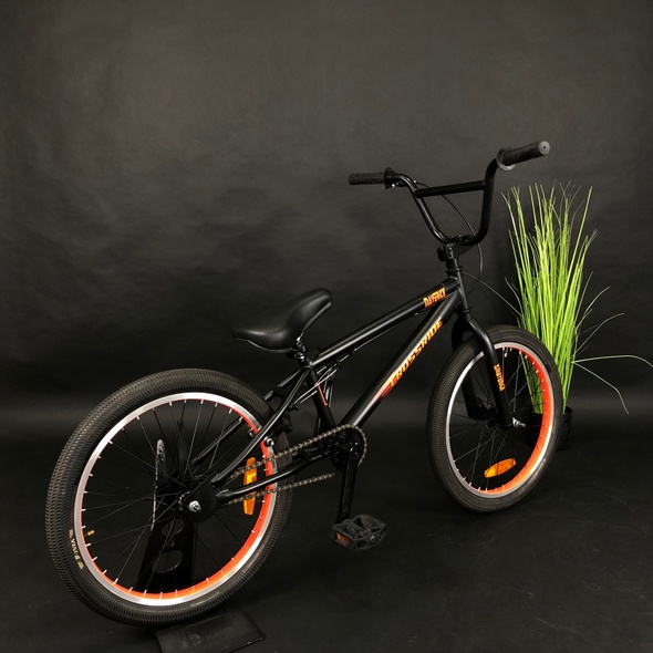 Купити Велосипед BMX 20" Crossride Maverick 19,25 рама 2020, чорно-помаранчевий з доставкою по Україні