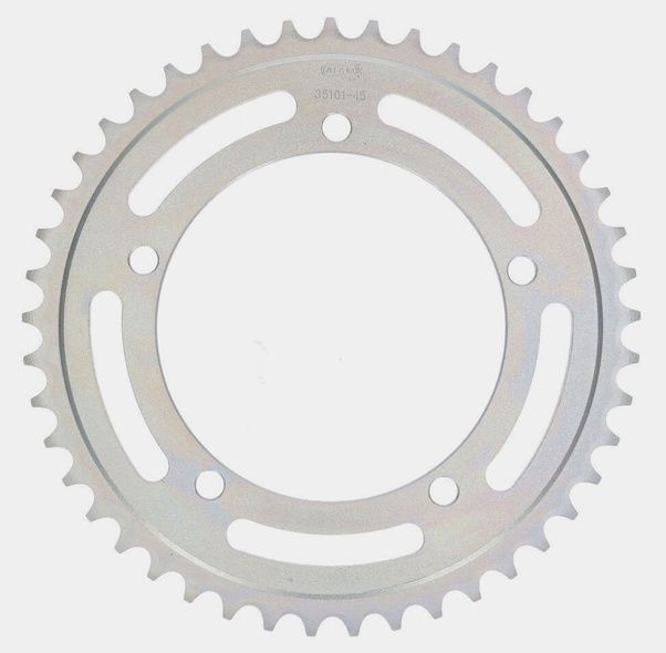 Зірка AFAM 520 Steel Chainwheel - Honda (Black), 43z