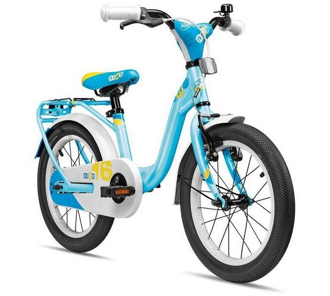 Купить SCOOL велосипед для девочки niXe 16" alu 1sp бирюзовый с доставкой по Украине