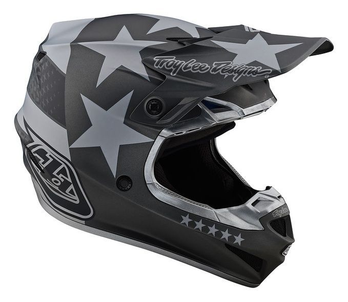 МотоШлем TLD SE4 POLYACRYLITE [FREEDOM BLACK/GRAY] M