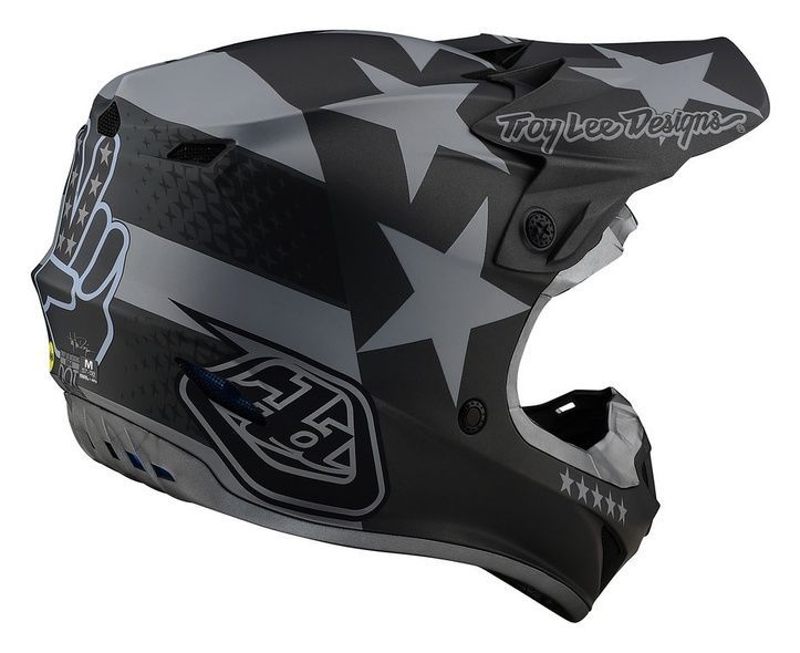 МотоШлем TLD SE4 POLYACRYLITE [FREEDOM BLACK/GRAY] M