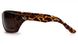 Очки защитные открытые Venture Gear Vallejo Tortoise (bronze) Аnti-Fog, коричневые