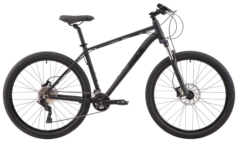 Купить Велосипед 29" Pride MARVEL 9.3 рама - XL 2023 черный (тормоза SRAM, задний переключатель и манетка - MICROSHIFT) с доставкой по Украине