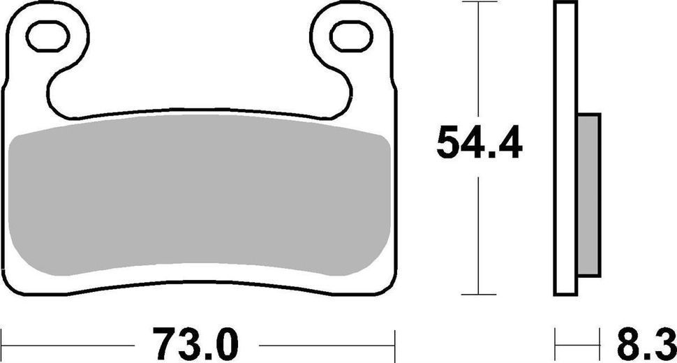 Тормозные колодки SBS Dynamic Concept Front Brake Pads, High-Tech Sintered (960DS-2)