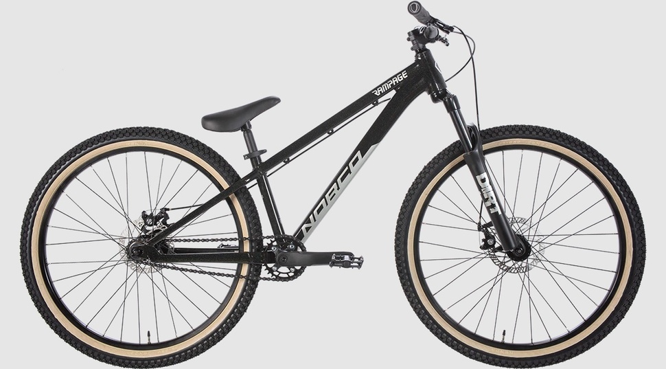 Купити Велосипед Dirt 26" Norco Rampage 2 M", black/silver 2021 з доставкою по Україні