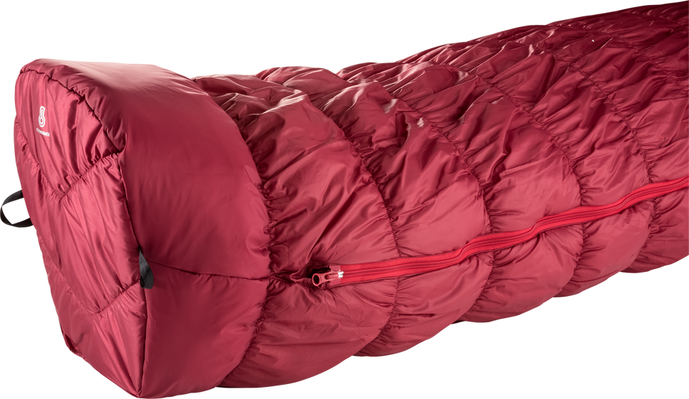 Спальний мішок Deuter Exosphere -6° колір 5560 cranberry-fire лівий, 1 - 1.5 кг, 1 - 1.5 кг