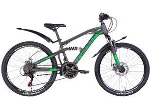 Купити Велосипед ST 24" Formula BLAZE AM2 DD з крилом Pl 2022 темно-сірий м XS (140-155 см) з доставкою по Україні